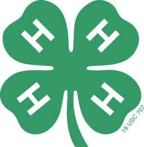 4-H Clover with tag line